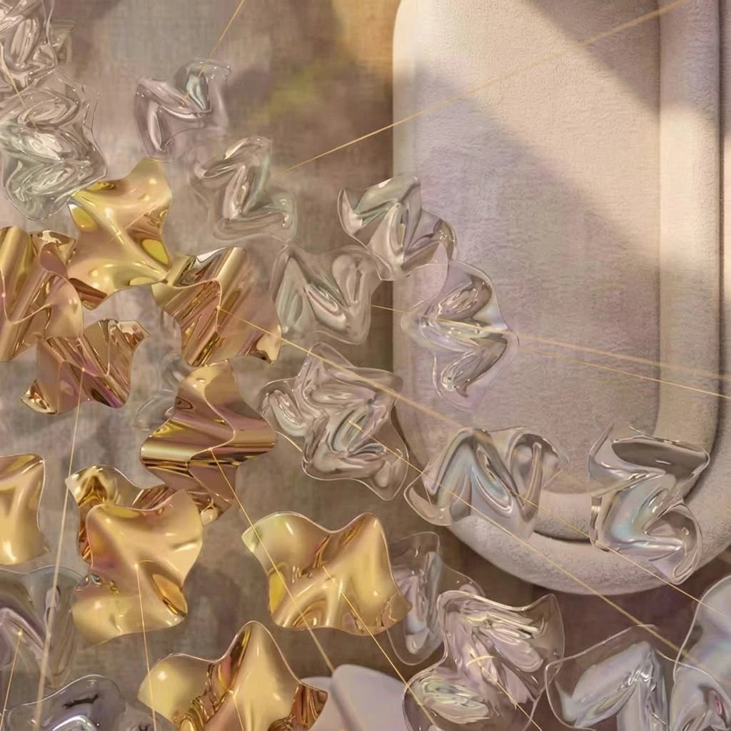 Floating Cloud Art Chandelier
