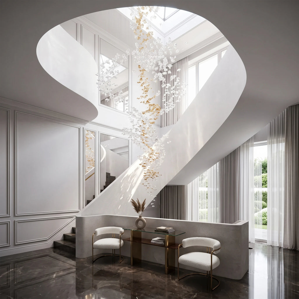 Floating Cloud Art Chandelier