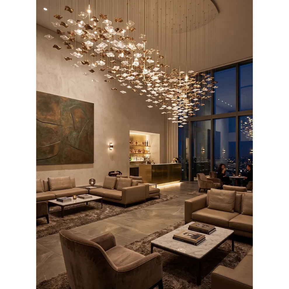Floating Cloud Art Chandelier