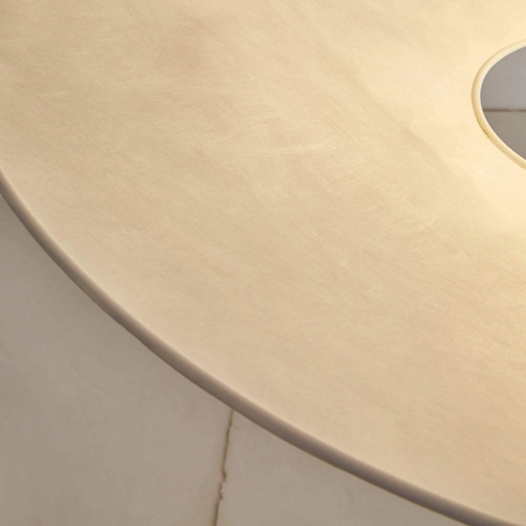 Detail View of White Fabric Material and Texture