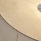 Detail View of White Fabric Material and Texture