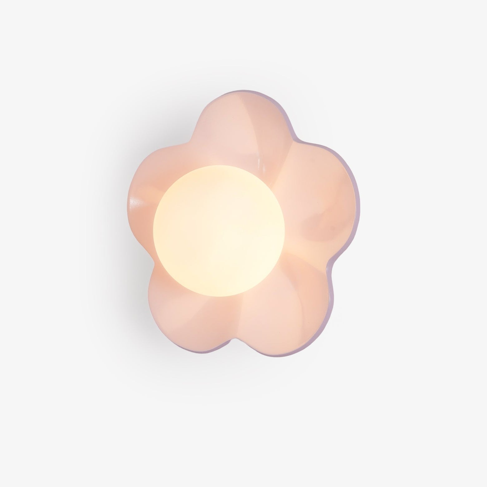 Floral Resin Wall Sconce