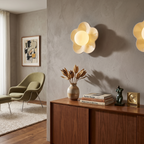Floral Resin Wall Sconce