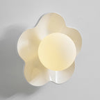 Floral Resin Wall Sconce