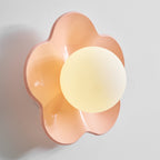 Floral Resin Wall Sconce