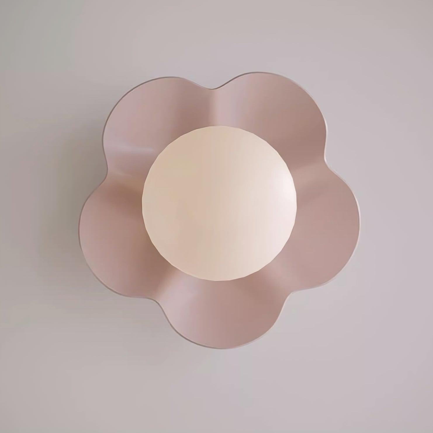 Floral Resin Wall Sconce