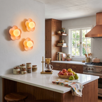 Floral Resin Wall Sconce