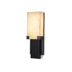 Fluted Alabaster Column Wall Sconce