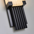 Fluted Alabaster Column Wall Sconce