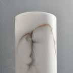 Detail View of Natural Marble Alabaster Grain Pattern