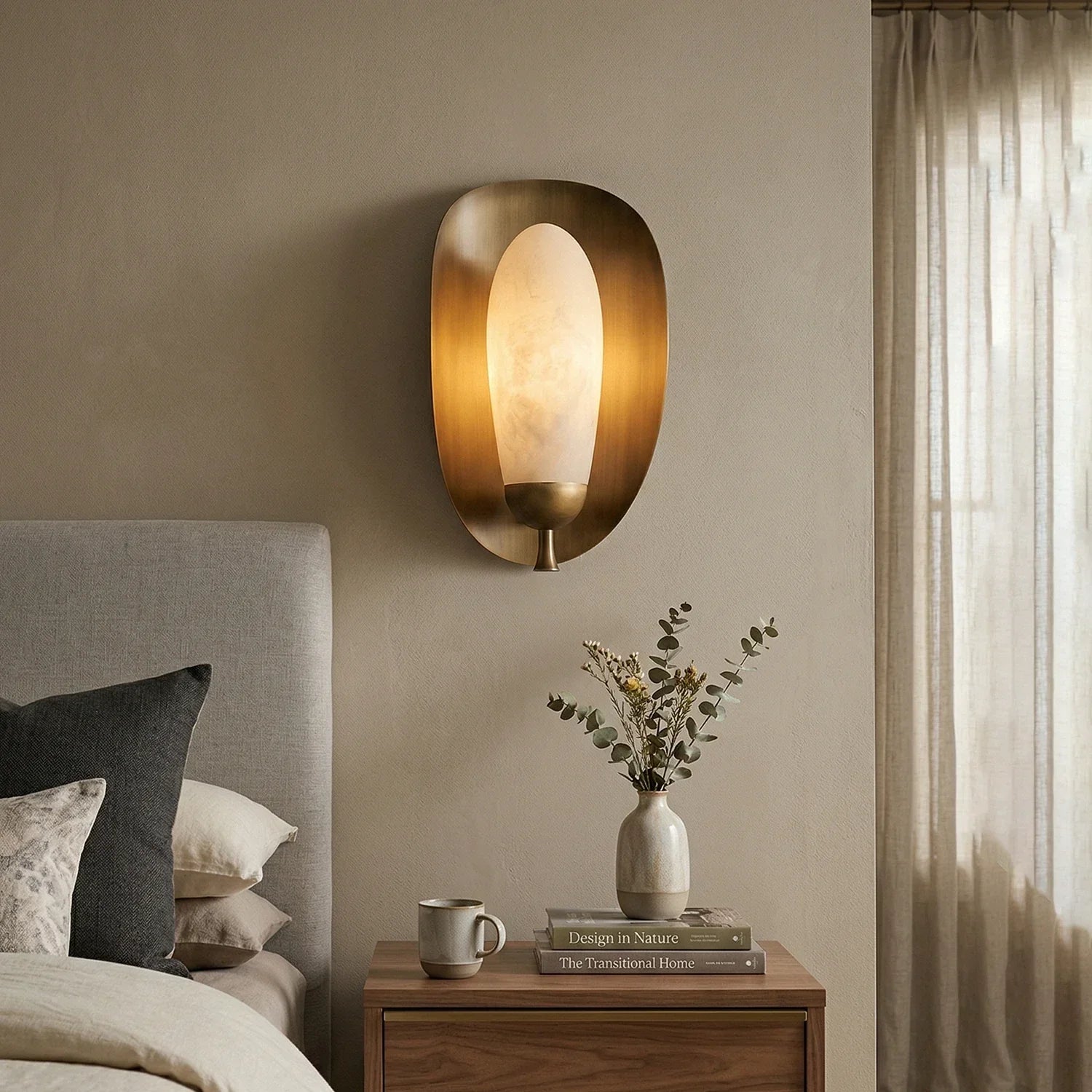 Fruit Solenne Alabaster Wall Sconce