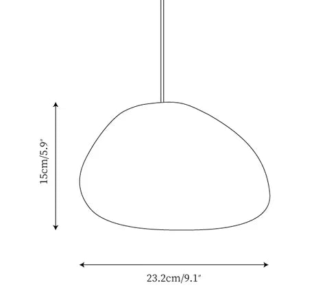 Galet Alabaster Pendelleuchte