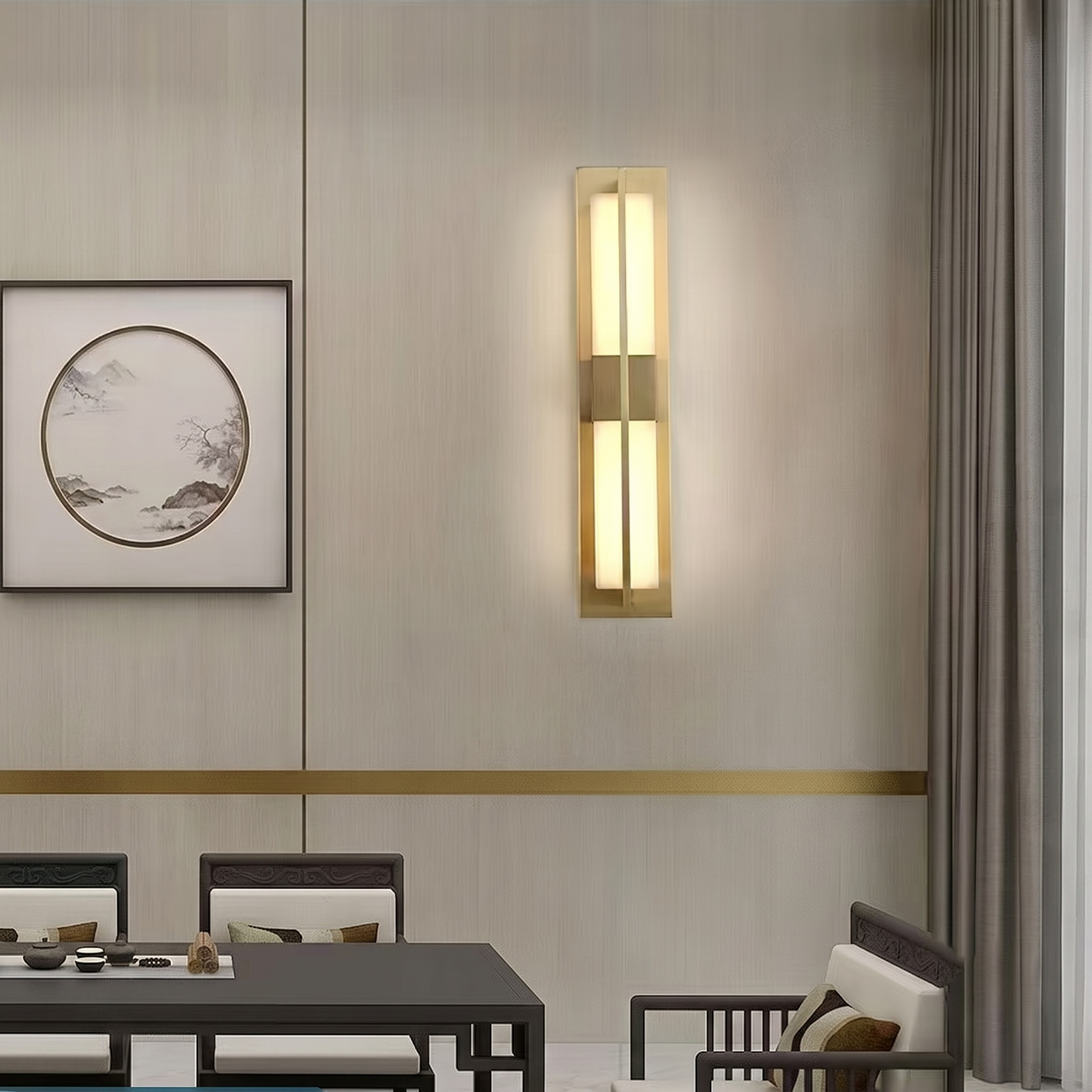 Aero Alabaster Rectangular Sconce