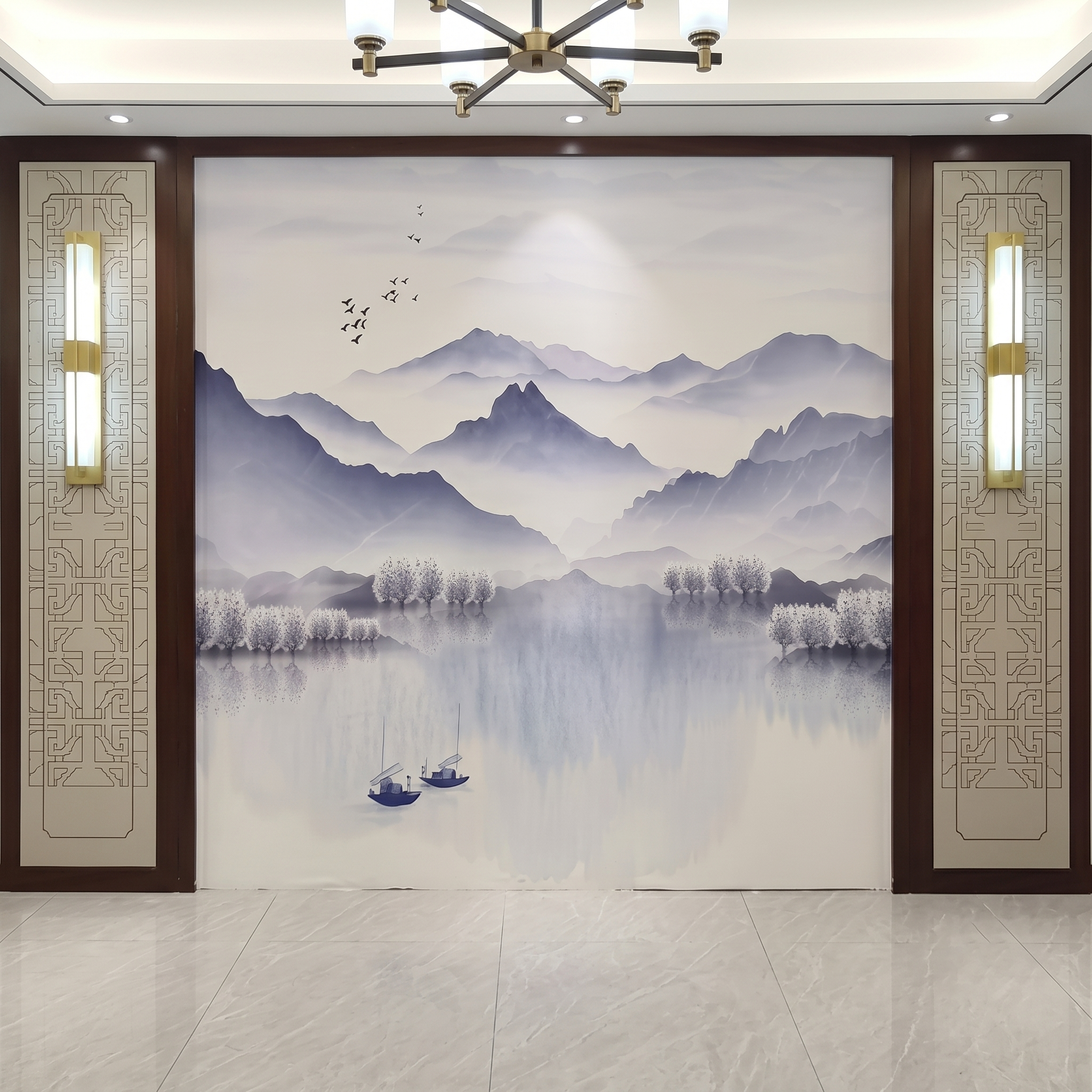 Aero Alabaster Rectangular Sconce