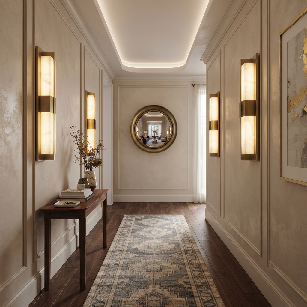 Aero Alabaster Rectangular Sconce