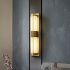 Aero Alabaster Rectangular Sconce