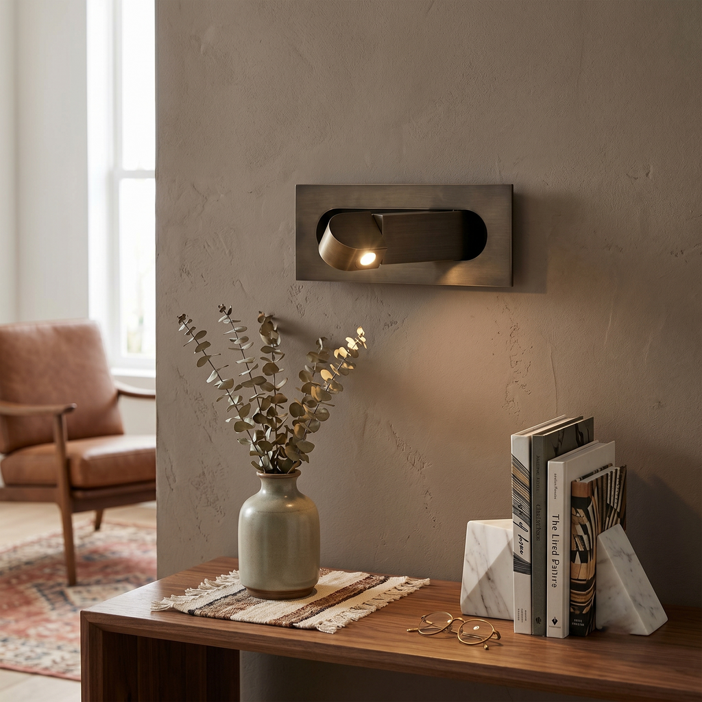 Vance Recessed LED Bedside Reading Sconce