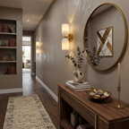Lyra Ribbed Alabaster Dual Sconce