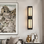 Aero Alabaster Rectangular Sconce