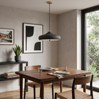 Matte Charcoal Pendant Light