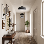 Matte Charcoal Pendant Light