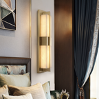 Aero Alabaster Rectangular Sconce