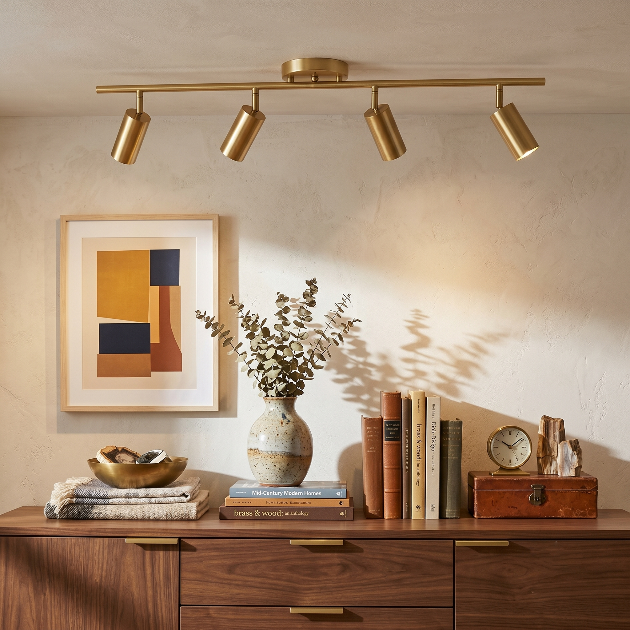 Kaelen Brass Directional Track Light
