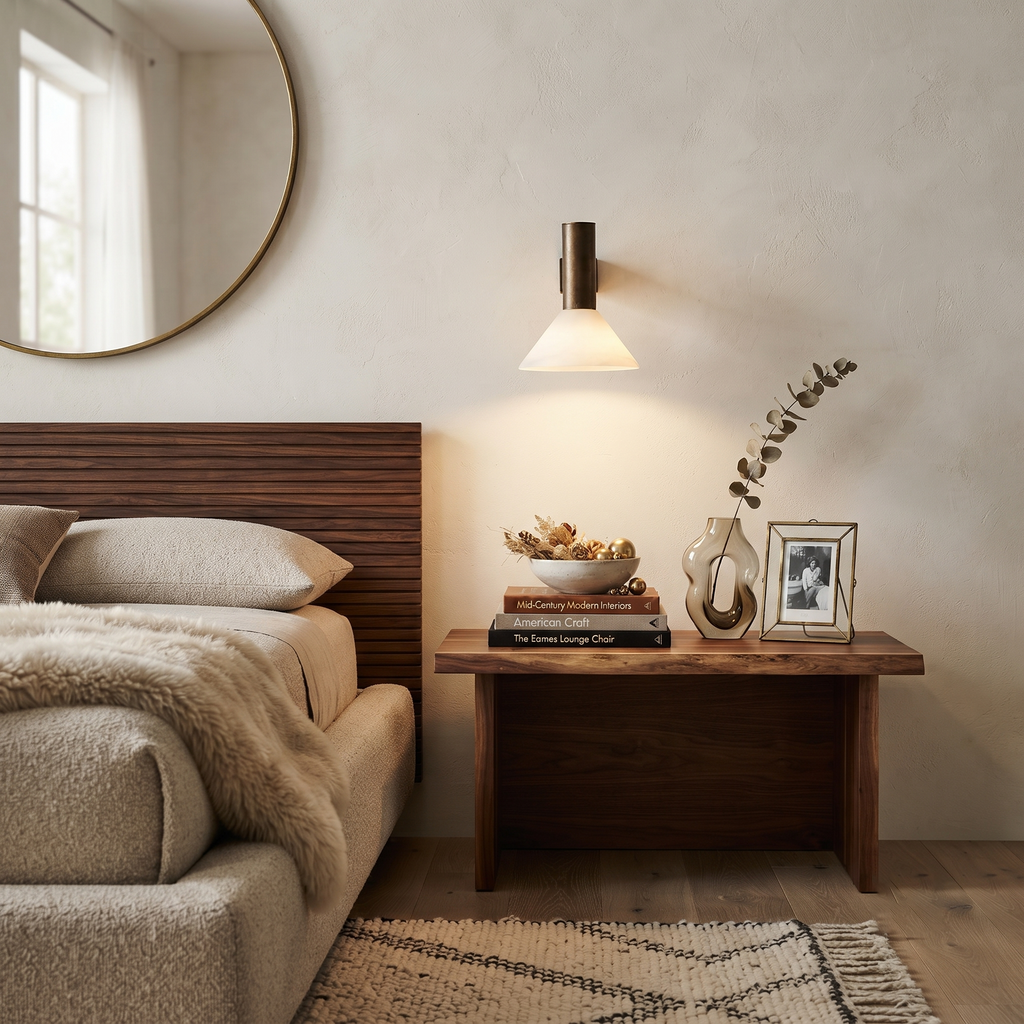 Torres Alabaster Cone Sconce