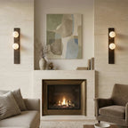 Geo Bar Alabaster Globe Wall Sconce