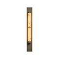 Geo Columnar Linear Alabaster Wall Sconce