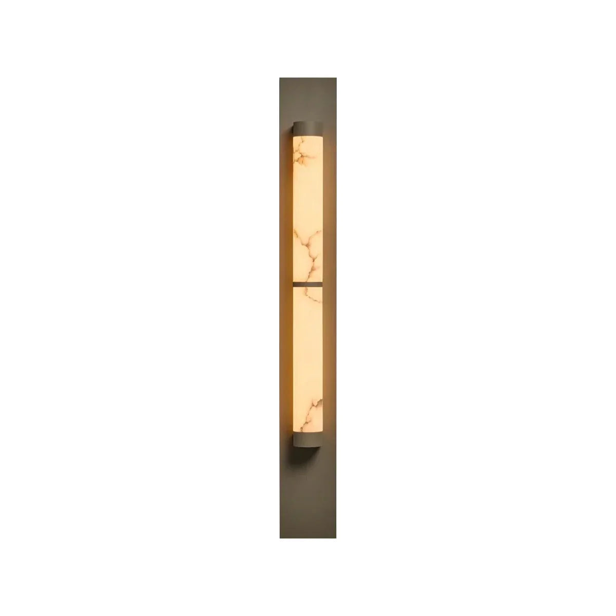 Geo Columnar Linear Alabaster Wall Sconce