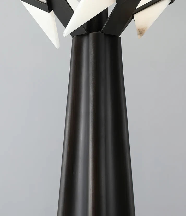 Close Up View of Black Cone Base and Light Mount Structure