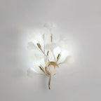 Ginkgo Ceramic Branch Sconce