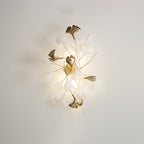 Ginkgo Ceramic Branch Sconce