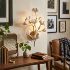Ginkgo Ceramic Branch Sconce