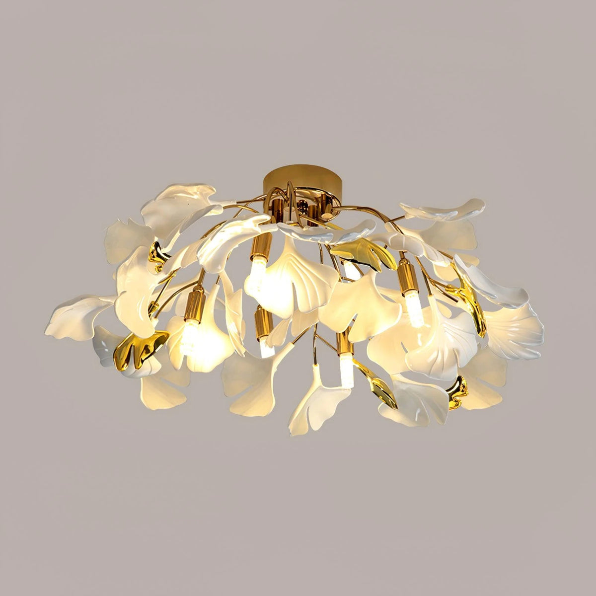 Ginkgo Ceramic Flush Mount