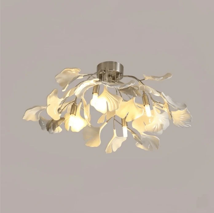 Ginkgo Ceramic Flush Mount