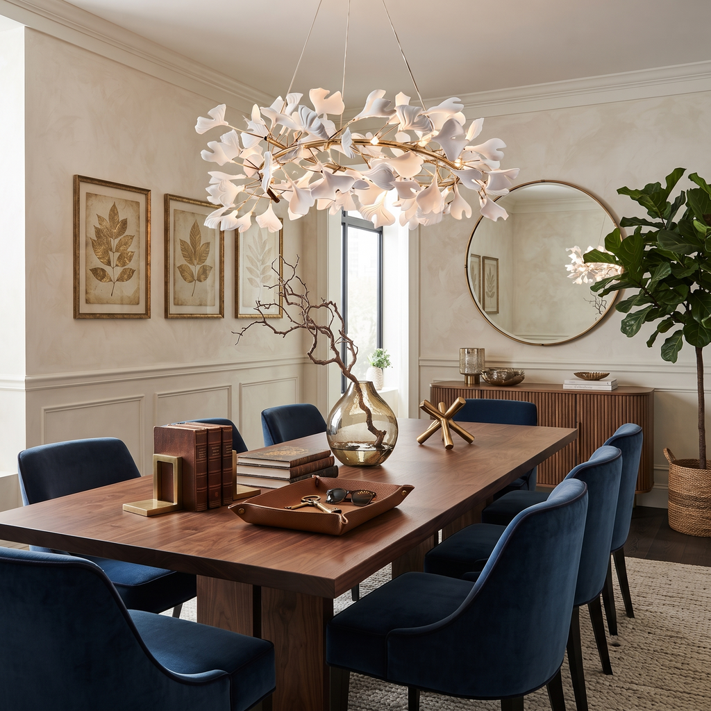 Ginkgo Crown Chandelier