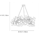 Ginkgo Crown Chandelier
