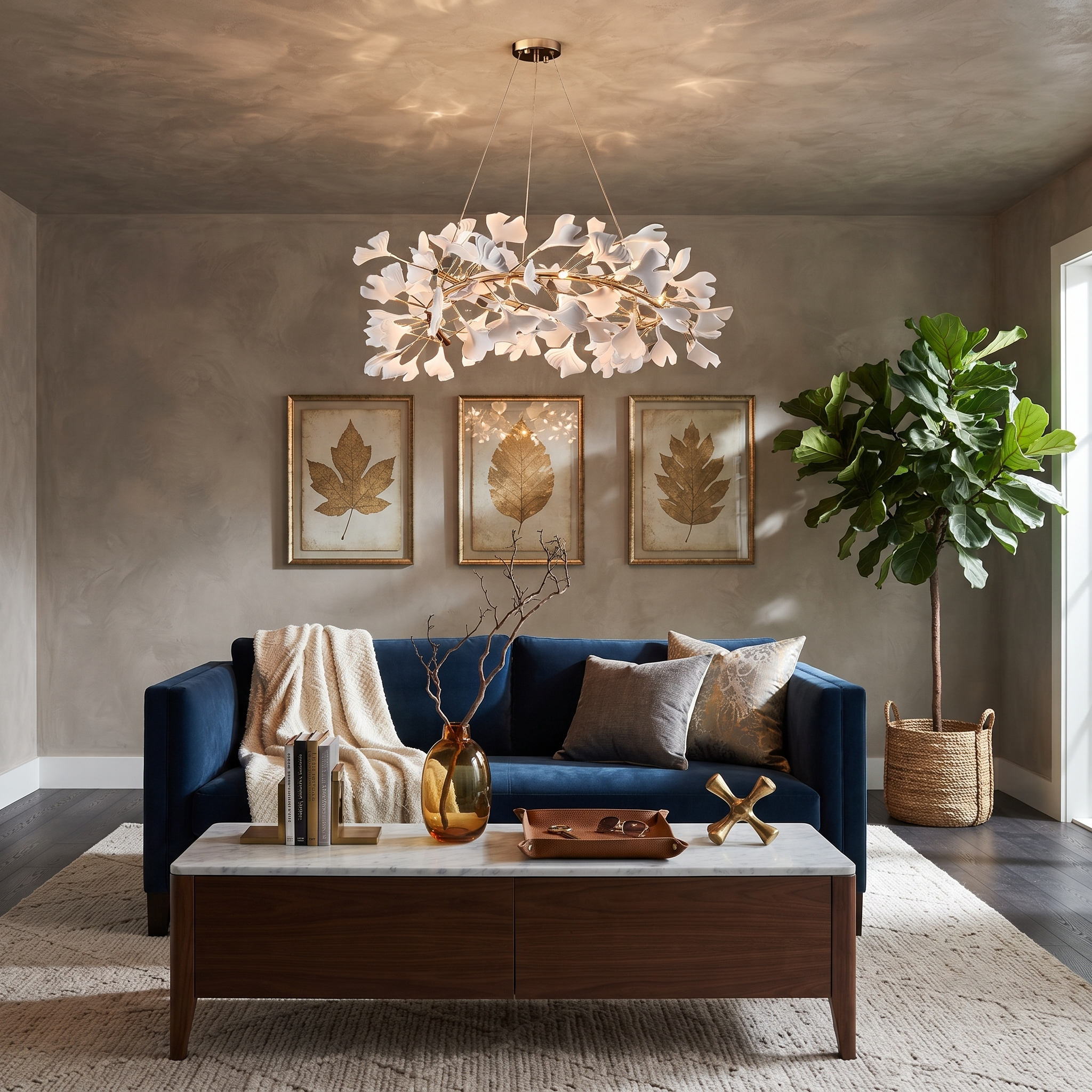 Ginkgo Crown Chandelier