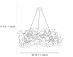 Ginkgo Crown Chandelier