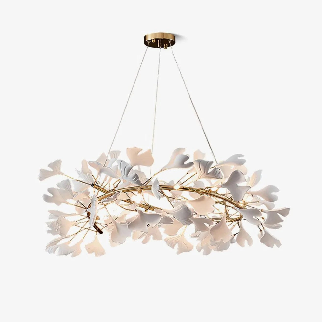 Ginkgo Crown Chandelier