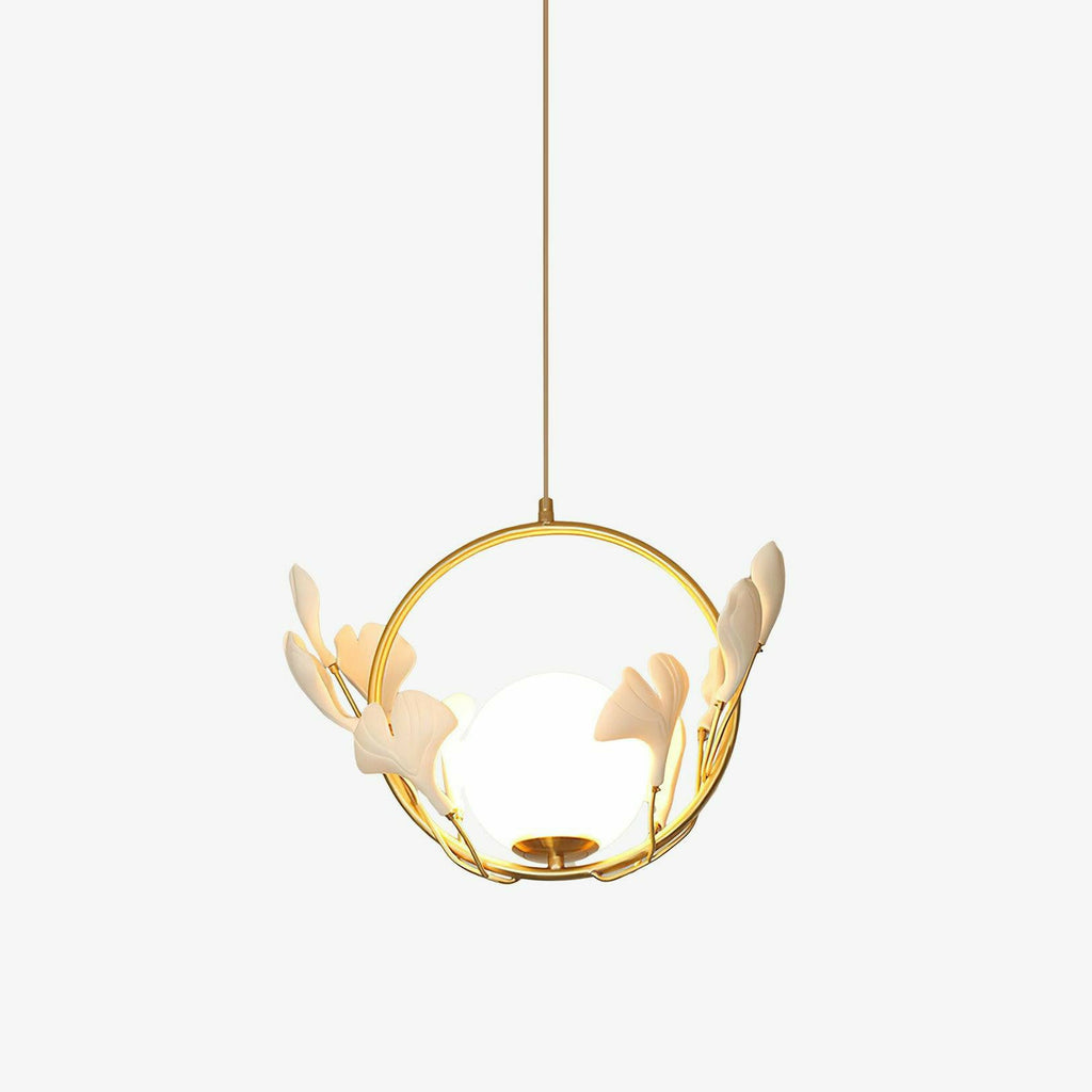 Ginkgo Halo Pendant Light