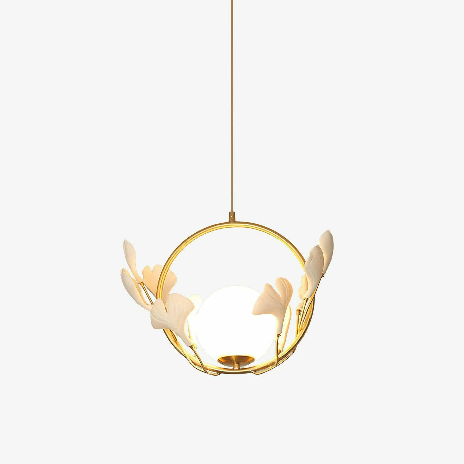 Ginkgo Halo Pendant Light