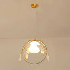 Ginkgo Halo Pendant Light