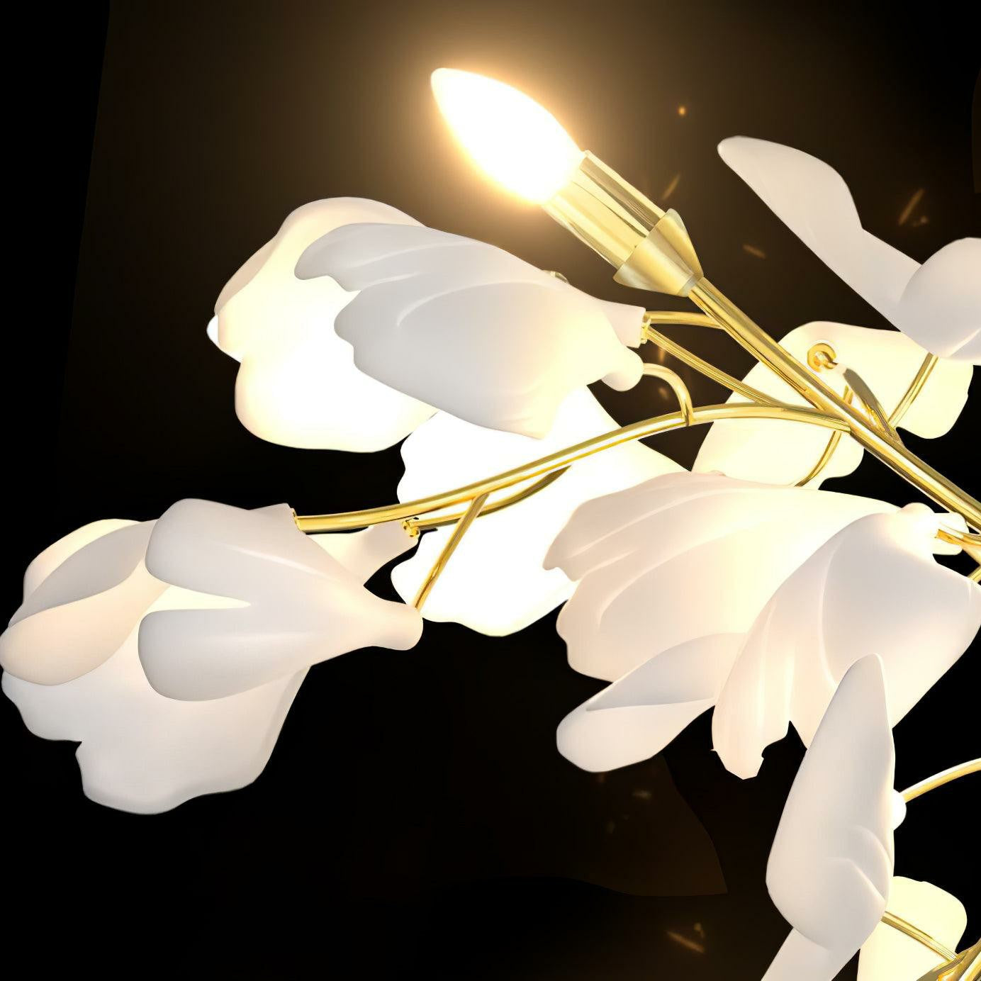 Ginkgo Pinwheel Wall Light