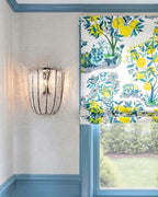 Modern Vertical Crystal Strip Wall Sconce Near Window Light