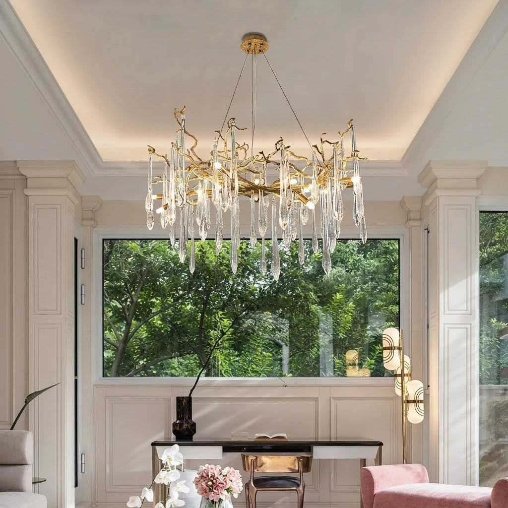 Glacier Crystal Branch Chandelier