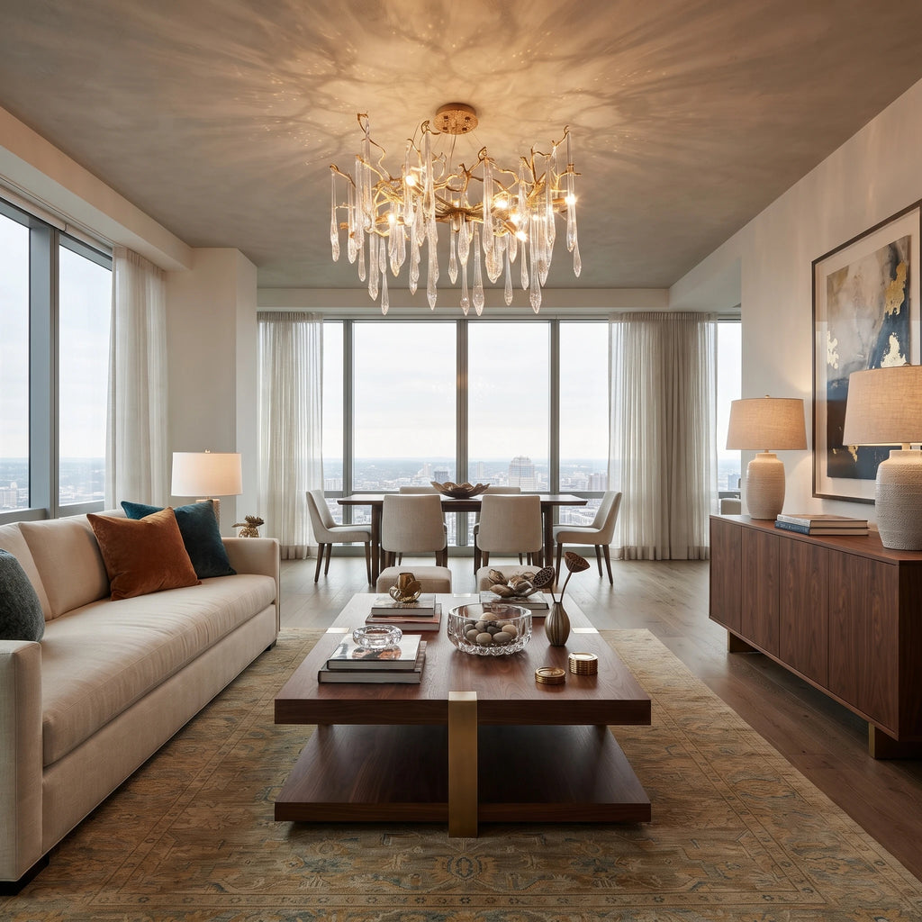 Glacier Crystal Branch Chandelier