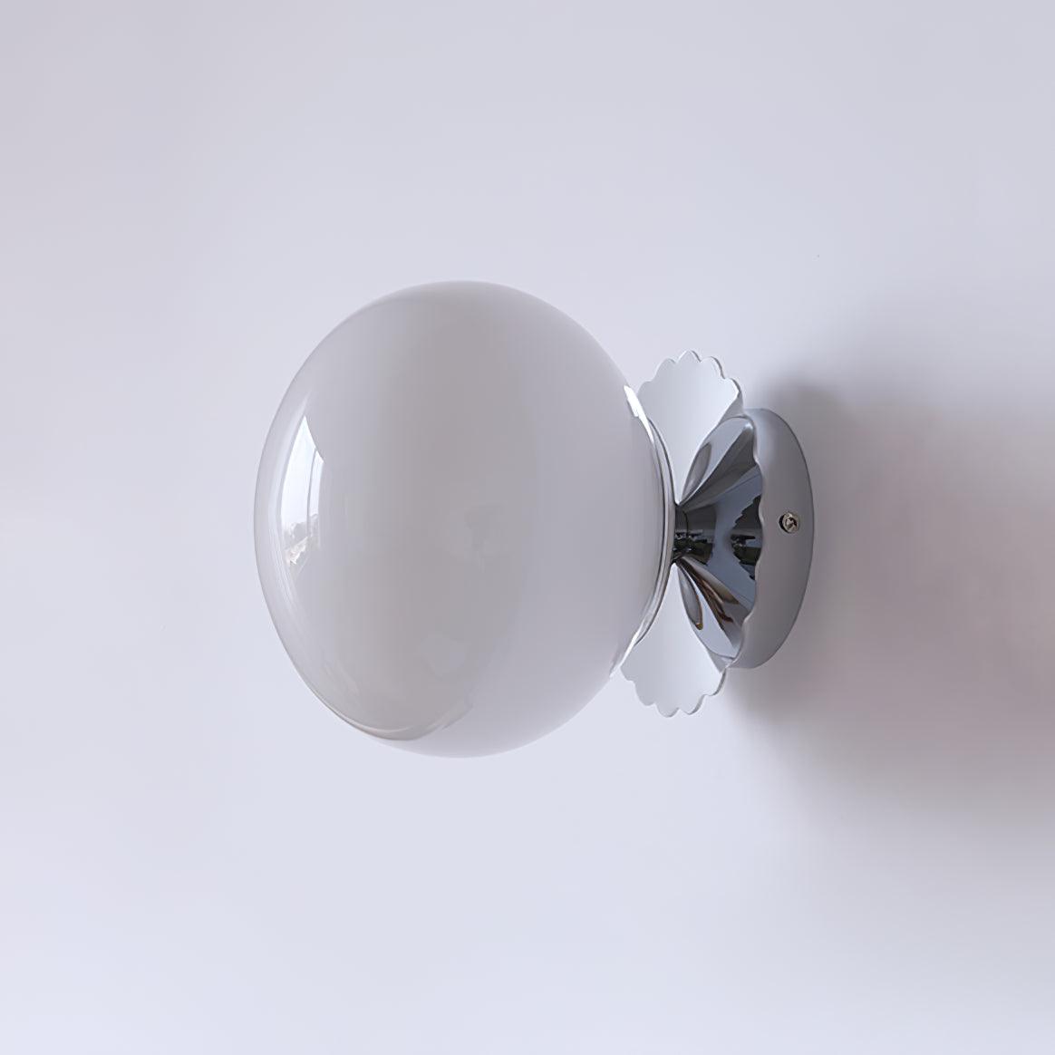 Glass Globe Wall Sconce